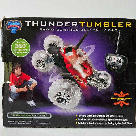 Thunder Tumbler Radio Control 360° Rally Car 2012 Multi-Directional LED Lights & - Picture 7 of 16